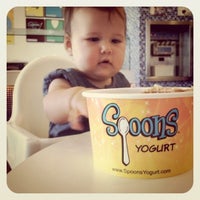 Photo taken at Spoons Yogurt - Central Station by Corey on 3/25/2011