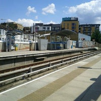 Photo taken at Elverson Road DLR Station by Marius L. on 6/11/2011