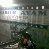 Photo taken at Bubur Ayam Jakarta by Ida J. on 4/5/2012