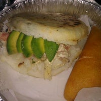 Photo taken at Shachi&amp;#39;s Arepas To Go by Andres P. on 4/24/2012