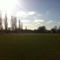 Photo taken at Fullers Griffin Brewery Sports Ground by Benjamin W. on 2/25/2012