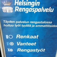 Photo taken at Helsingin Rengaspalvelu by Henri . on 7/26/2012