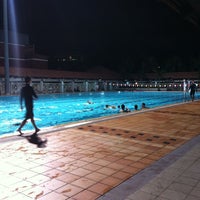 Photo taken at Hougang Swimming Complex by Zhang Y. on 3/16/2012