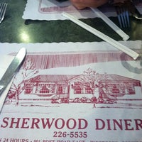 Photo taken at Sherwood Diner by Dani I. on 4/7/2012