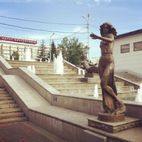 Photo taken at Фонтан «Реки Сибири» by Alexandr M. on 8/28/2012