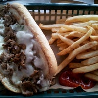 Photo taken at C.Y.O.C. (Create Your Own Cheesecake &amp;amp; Cheesesteak) by Kalley on 6/12/2012