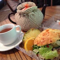 Photo taken at Adrienne&amp;#39;s Restaurant &amp;amp; Tea Garden by Nami I. on 6/25/2012