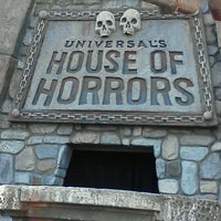 Photo taken at Universal&amp;#39;s House of Horrors by Maria Y. on 12/8/2011