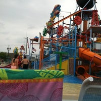 Photo taken at Breakwater Beach Waterpark by Taylor H. on 7/14/2012