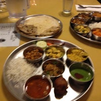 Photo taken at Bhojan Vegetarian Indian Cuisine by Kat M. on 2/22/2012