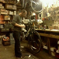 Photo taken at Pedal Pusher Bike Shop by Christopher T. on 4/25/2012