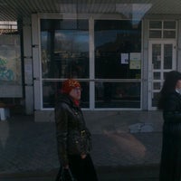 Photo taken at Остановка &amp;quot;Центральный Стадион&amp;quot; by Тима Ж. on 4/15/2012