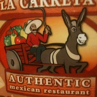 Photo taken at La Carreta Mexican Restaurant by Mike P. on 1/15/2011