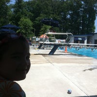 Photo taken at Lake Claire Pool by Andrew M. on 7/4/2012