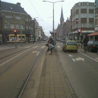Photo taken at Tramhalte Weimarstraat by Armand L. on 4/1/2011