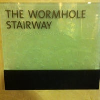 Photo taken at Wormhole Stairway by Katie K. on 11/5/2011