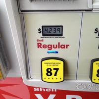Photo taken at Shell by Ryan O. on 3/25/2012