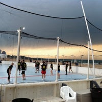 Photo taken at NAB Dodgeball Court by kate F. on 7/26/2011