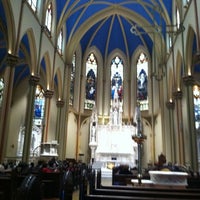 Photo taken at St Monica&#39;s Church by Erin M. on 4/22/2011