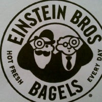 Photo taken at Einstein Bros Bagels by Kevin P. on 3/14/2012