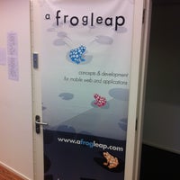 Photo taken at aFrogleap HQ top floor by Wiebe G. on 1/14/2011