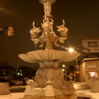 Photo taken at Fountain Square Fountain by Qatadah N. on 1/31/2012