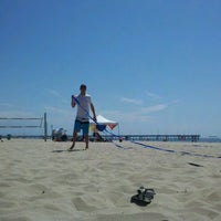 Photo taken at Venice Beach Volleyball Courts by Teddy W. on 9/5/2011
