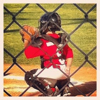 Photo taken at Bayland Park Little League by Tara T. on 4/25/2012