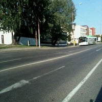 Photo taken at Hálova (bus) by Magdalenka I. on 8/18/2012