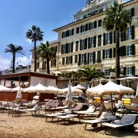 Photo taken at Grand Hotel Alassio by Claudio B. on 7/21/2012