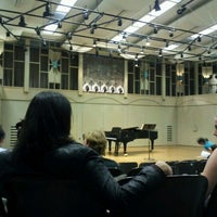 Photo taken at Recital Hall (RH) by Micah S. on 4/22/2012