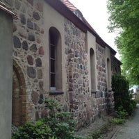 Photo taken at Dorfkirche Gatow by Thomas J. on 5/13/2012