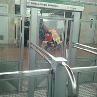 Photo taken at Metro Blanqueado by Maqarena Pia G. on 3/13/2012