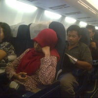 Photo taken at Didalam Pesawat Sriwijaya by Aniek S. on 8/24/2012