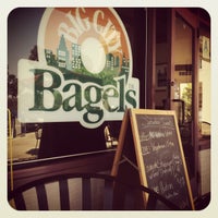 Photo taken at Big City Bagels by Vincent on 8/4/2012