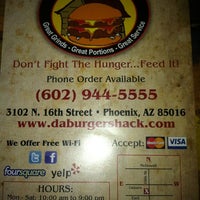 Photo taken at Da Burger Shack by Brisa A. on 2/11/2012