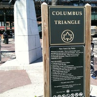 Photo taken at Columbus Triangle by @AstoriaHaiku on 4/7/2012