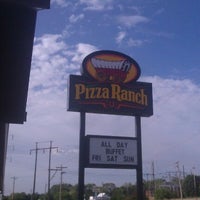 Photo taken at Pizza Ranch by Tracie F. on 5/25/2012