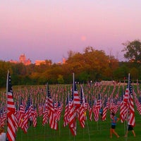 Photo taken at Art Hill 9/11 Memorial by Nathan U. on 9/12/2011