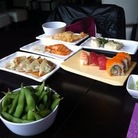 Photo taken at Sushi Qube by Gregory P. on 5/2/2012