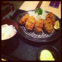 Photo taken at Tonkatsu Ginza Bairin by Betty W. on 8/6/2012