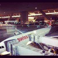 Photo taken at Swiss Airlines Flight 39 by chuckdafonk F. on 11/5/2011