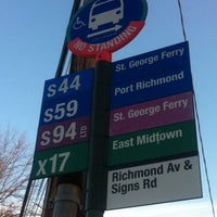 Photo taken at MTA Bus - Richmond Av &amp;amp; Signs Rd (S44/S59/S94/X17/X17A/X17J) by Brian L. on 12/22/2010