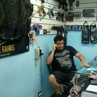 Photo taken at adrenalina store paint ball by Banshee on 1/17/2012