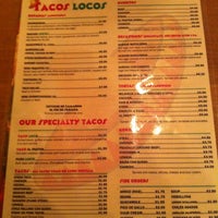 รูปภาพถ่ายที่ Tacos Locos โดย justin m. เมื่อ 11/6/2011