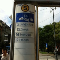 Photo taken at Tramvajska stanica Trg maršala Tita by Vedrana M. on 5/24/2012
