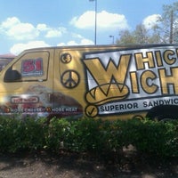 Photo taken at Which Wich? Superior Sandwiches by Marcus on 9/20/2011