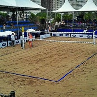 Photo taken at Arena Beach Soccer Copacabana by Kelzinha on 1/29/2012