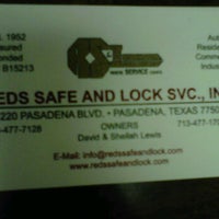 Photo taken at Red&amp;#39;s Safe And Lock Service by Michael D. on 11/14/2011