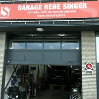 Photo taken at Singer Auto Garage by Jonnie O. on 4/14/2012